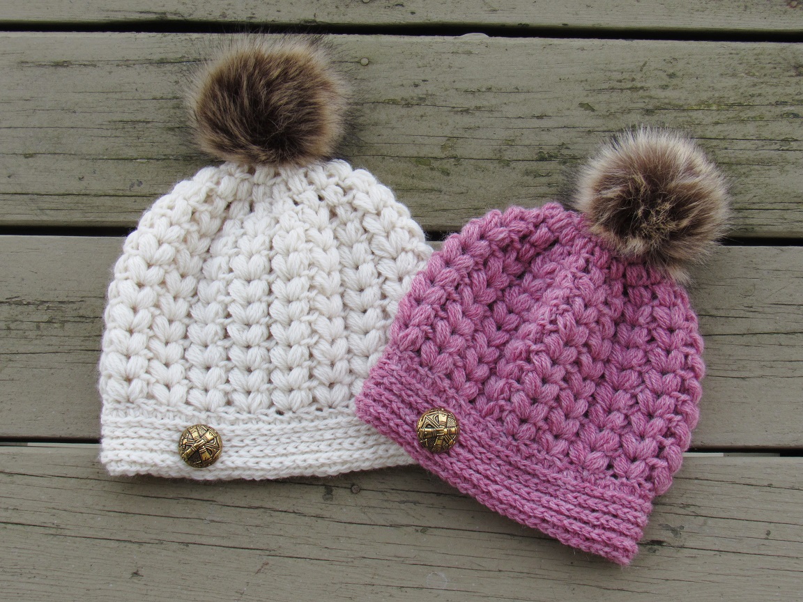 Crochet V Stitch Beanie Pattern